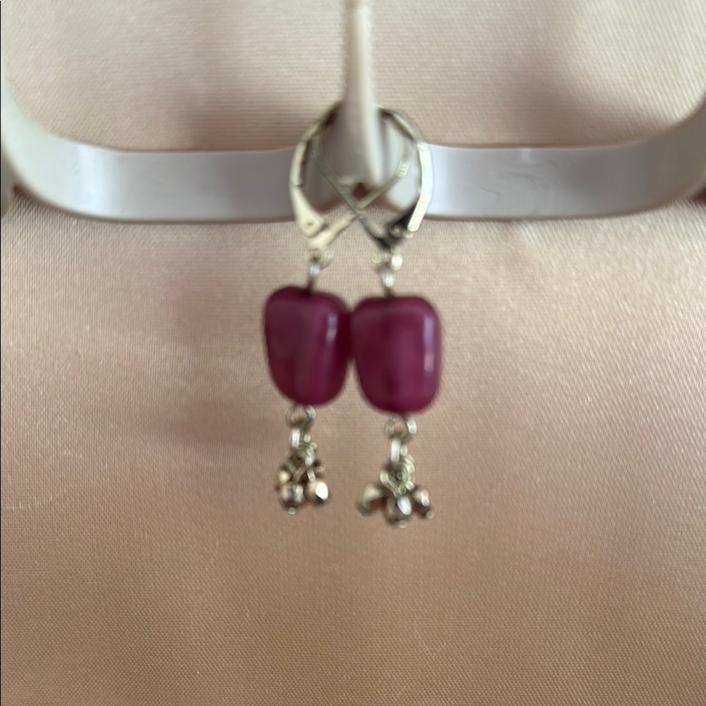 Pink Dangle Earrings
